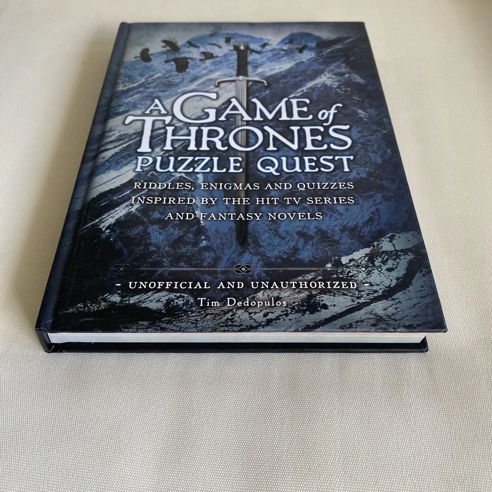 A Game of Thrones Puzzle Quest VG Book Tim Dedopulos Brain Teasers‎